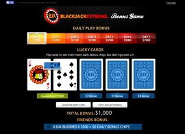 blackjack eXtreme facebook screenshot