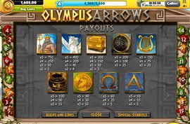 facebook.com-slotoloto-olympus-arrows-paytable