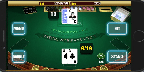 CoinFalls Casino Mobile Blackjack