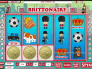 free spins brittionaire slots