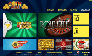 coinfalls casino main bonus