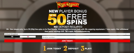 free spins bonus no deposit needed
