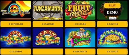 Pound Slots jackpot bonus games 
