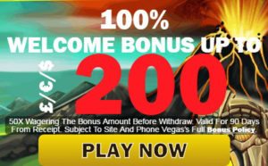 phone vegas cashback bonus